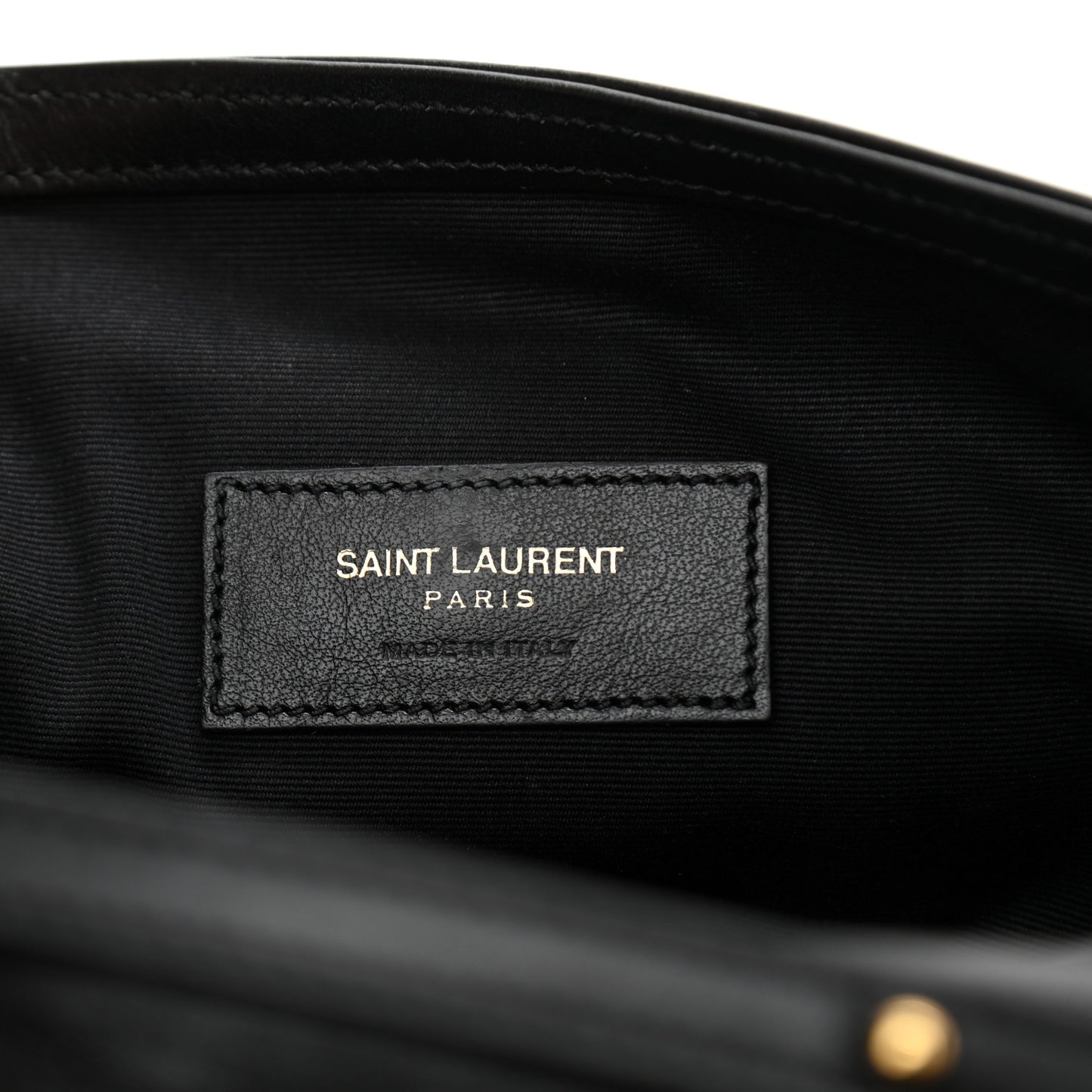 Calfskin Crossbody Bag Black