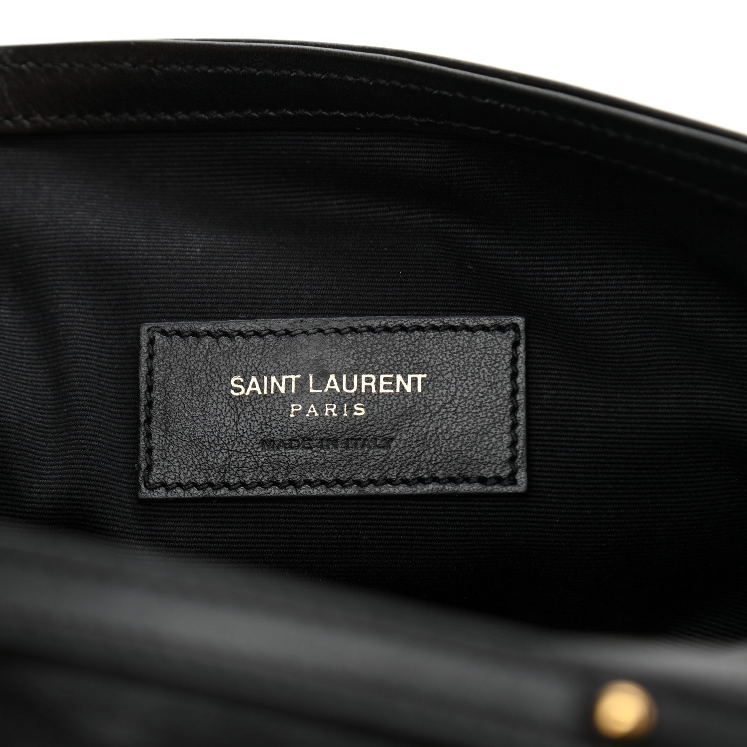 Saint Laurent Calfskin Crossbody Bag Black 8 of 9