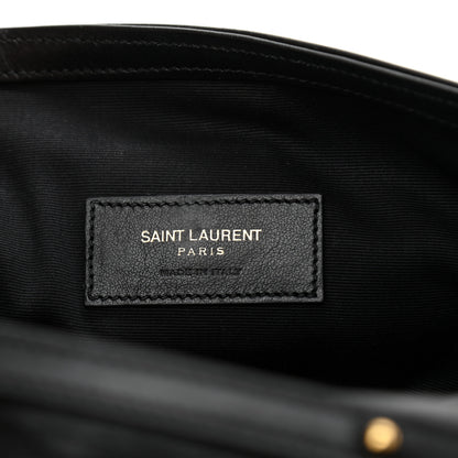 Saint Laurent Calfskin Crossbody Bag Black 8 of 9
