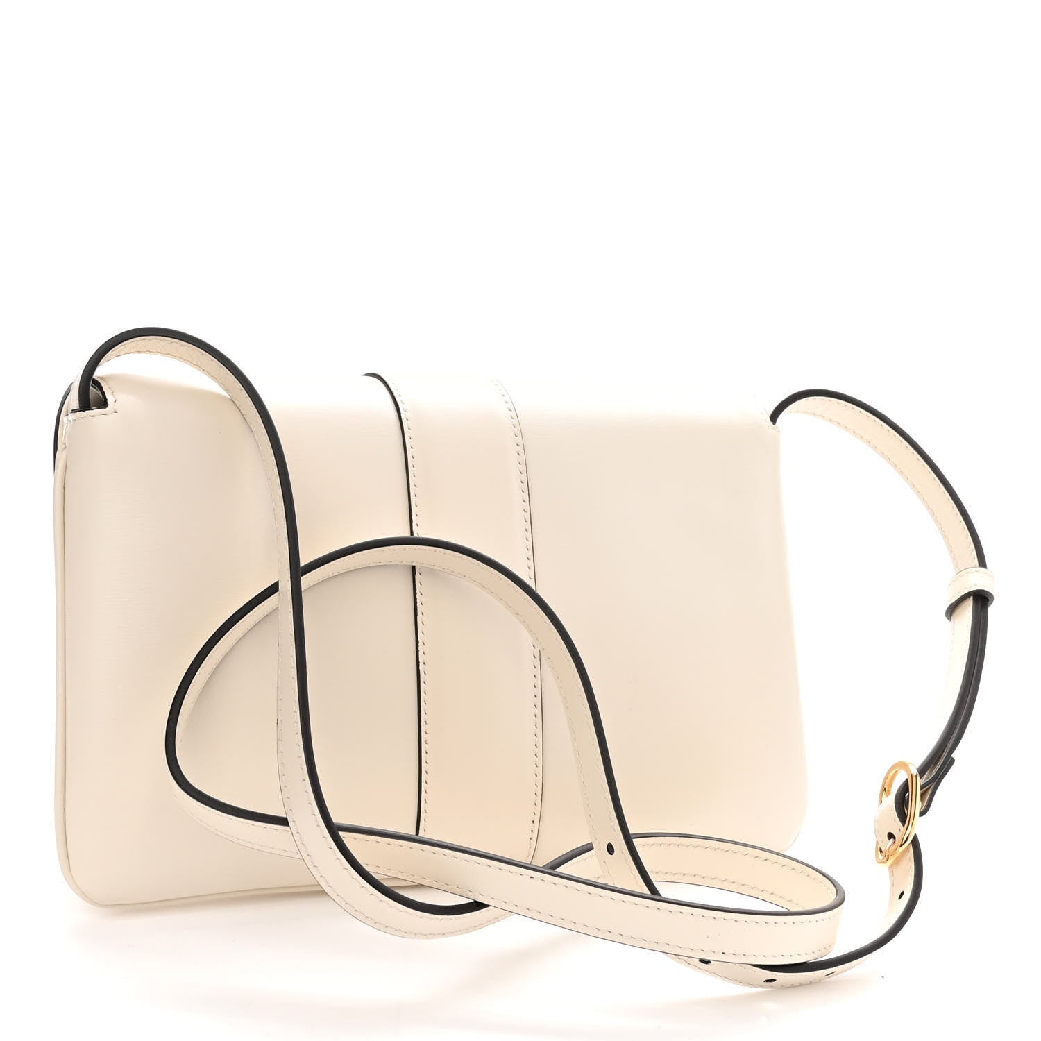 Gucci Calfskin Small Arli Flap Shoulder Bag Mystic White 3 of 10