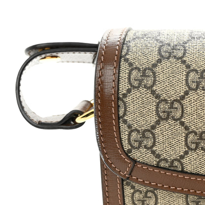 Gucci GG Supreme Monogram Horsebit 1955 Shoulder Bag Beige Brown Sugar 12 of 18