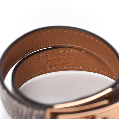 Hermes Lizard Kelly Double Tour Bracelet T1 Ombre 4 of 7