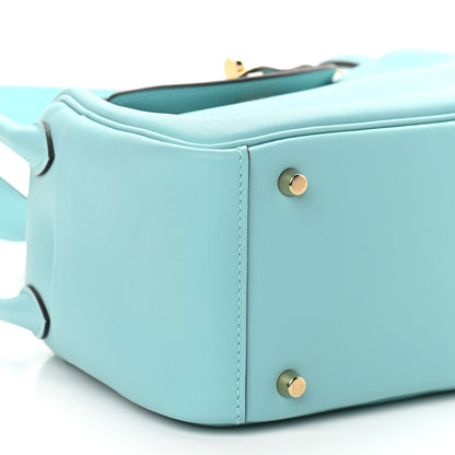 Hermes Swift Mini Lindy 20 Bleu Atoll 8 of 9