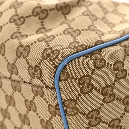 Gucci Monogram Lurex Medium Sukey Tote Blue 16 of 16