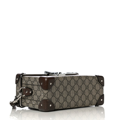 Gucci GG Supreme Monogram Globe-Trotter Beauty Case Brown 4 of 10