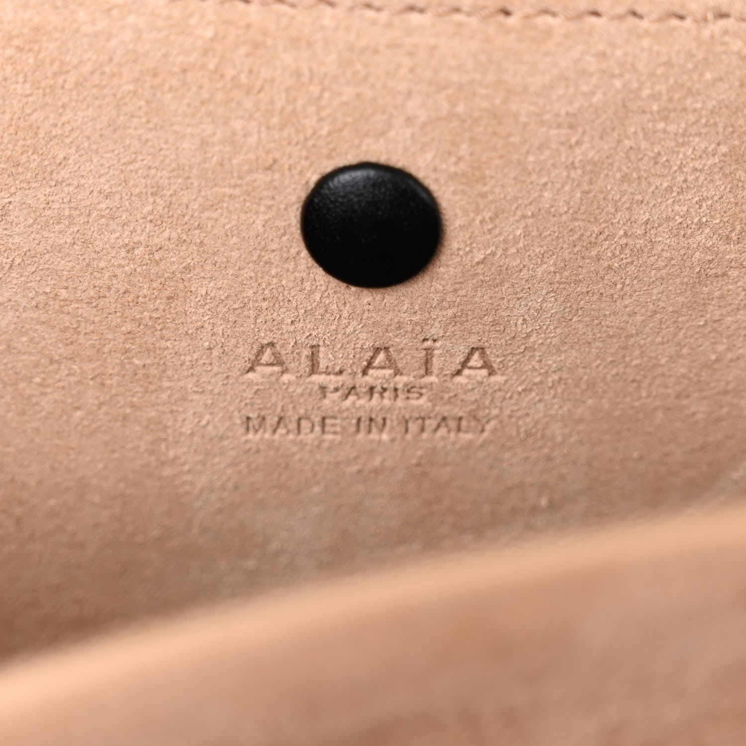 Alaia Box Calfskin Le Papa East West Crossbody Black 6 of 10