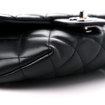 Chanel Calfskin Quilted CC Uniform Flap Belt Bag Black 9 of 11