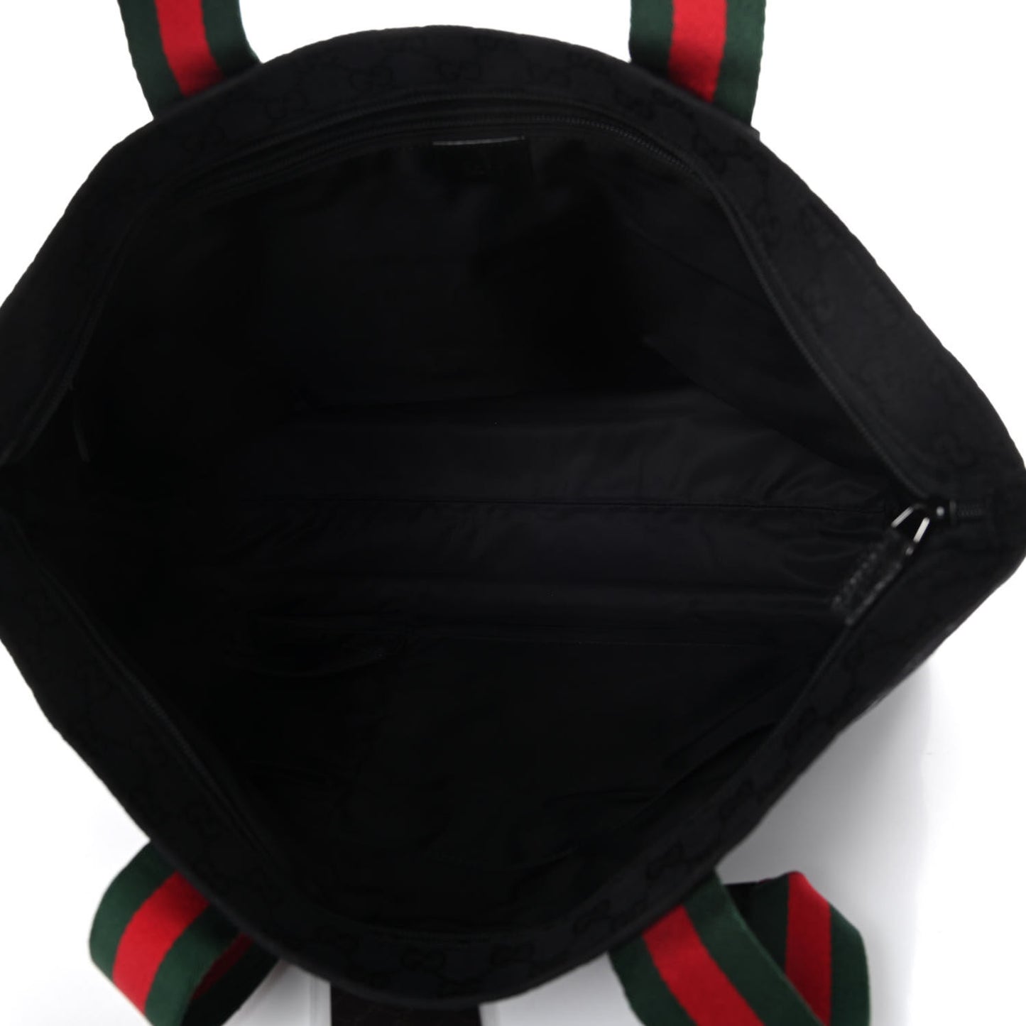 Monogram Web Large Diaper Tote Black