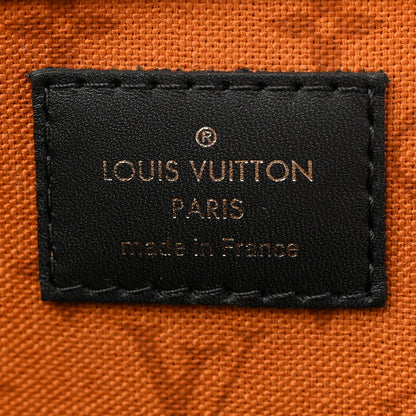 Louis Vuitton Monogram Giant Crafty Keepall Bandouliere 45 Creme Caramel Black 5 of 11