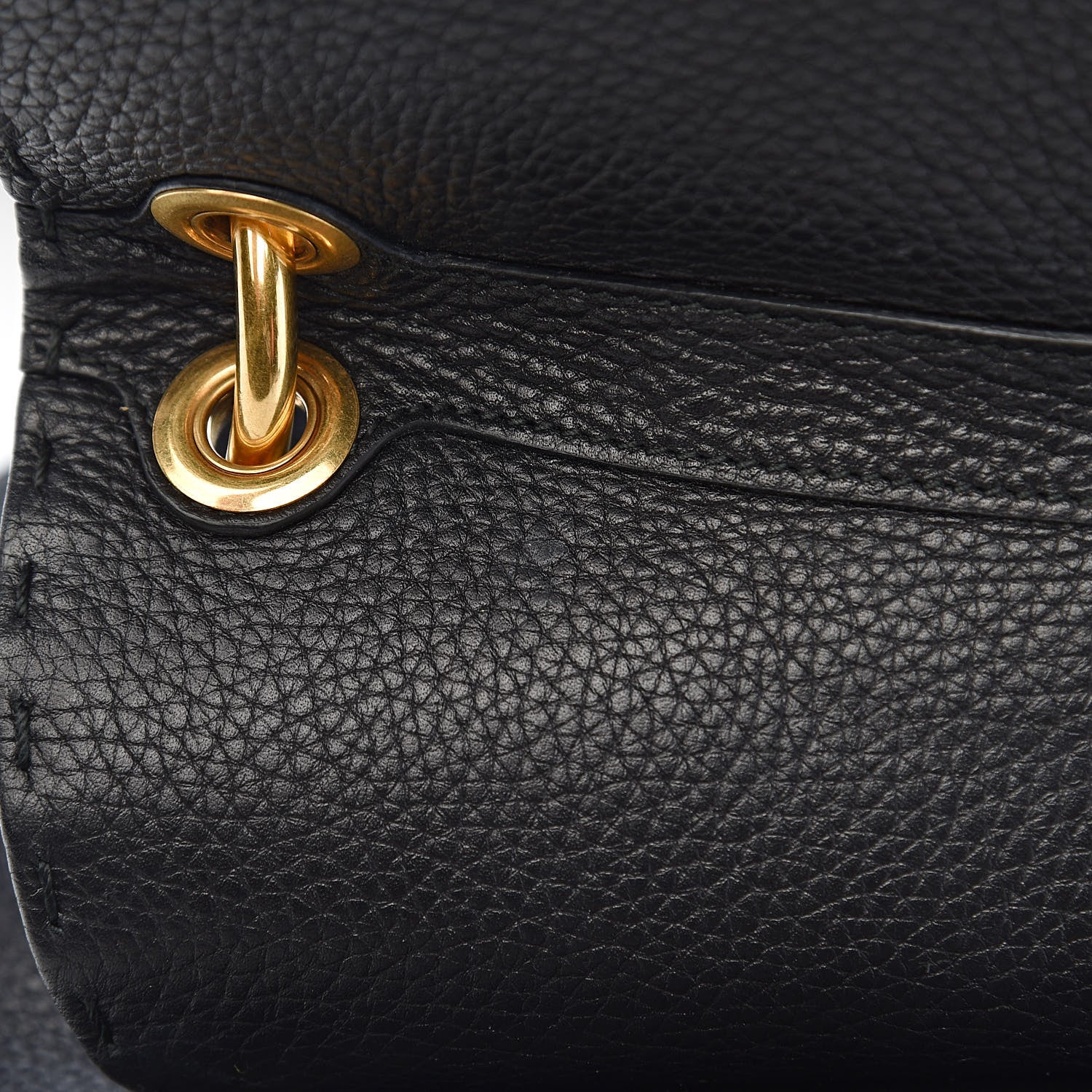 Gucci Cellarius Calfskin Feline GG Marmont Flap Shoulder Bag Black 12 of 16