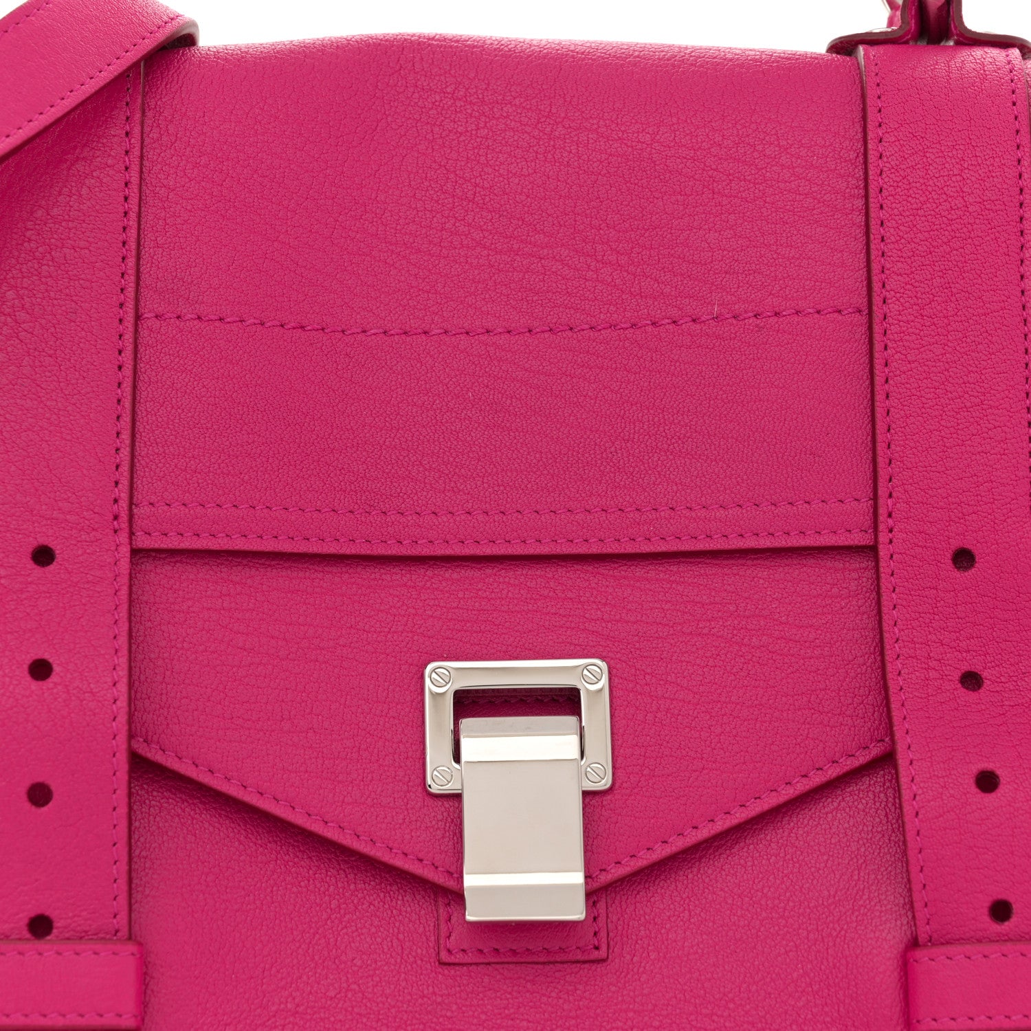 Proenza Schouler Lambskin Medium PS1 Satchel Fuchsia 7 of 15