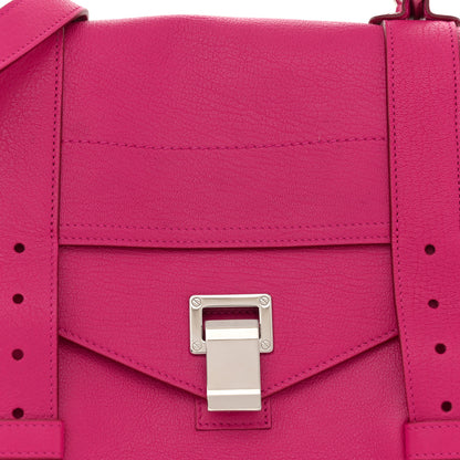 Proenza Schouler Lambskin Medium PS1 Satchel Fuchsia 7 of 15