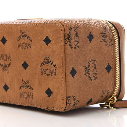 MCM Visetos Vanity Case Cognac 6 of 8