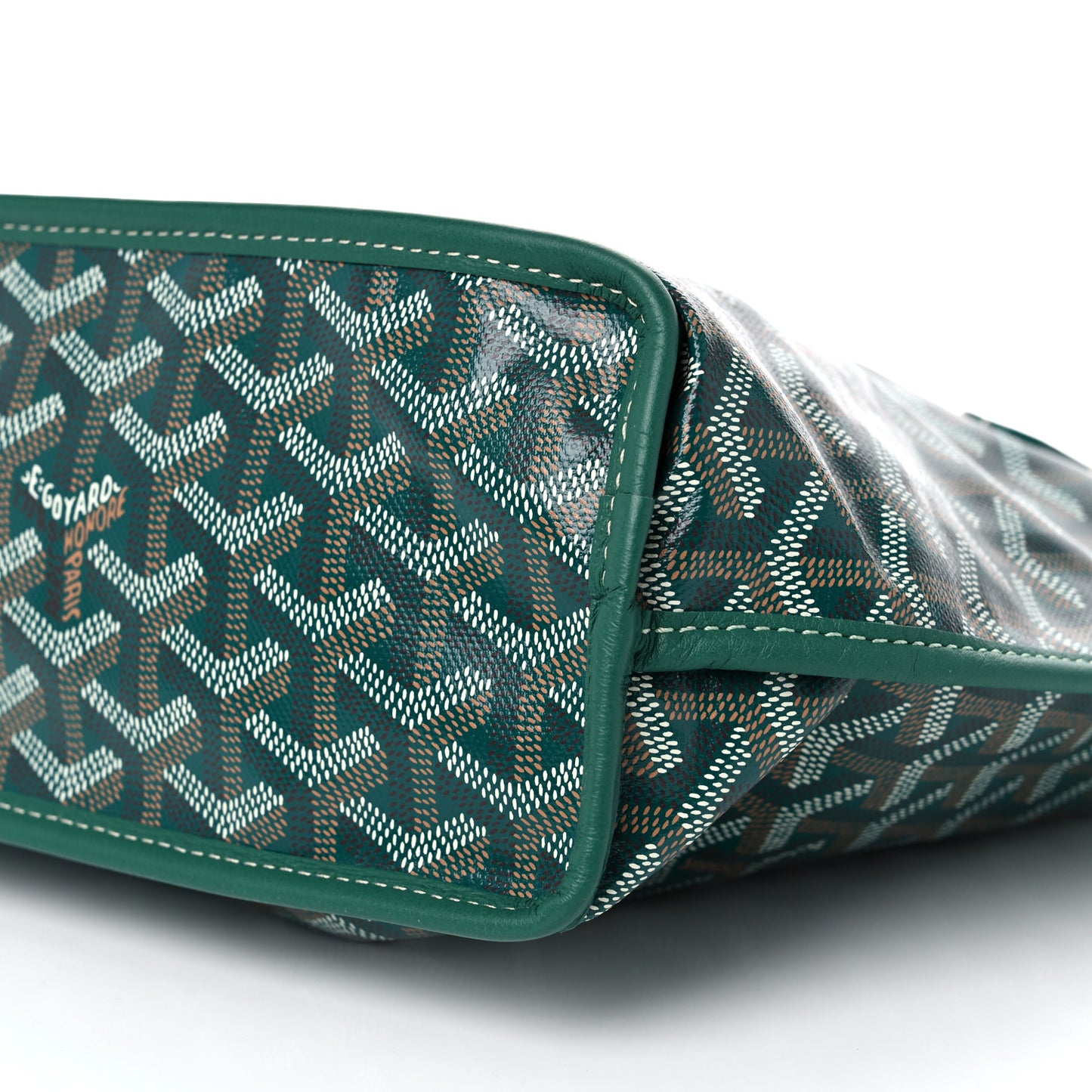Goyardine Reversible Mini Anjou Green