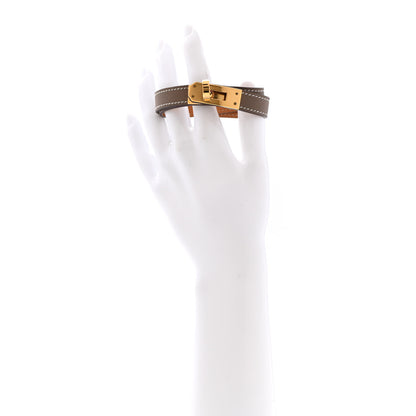 Hermes Swift Kelly Double Tour Bracelet T3 Etoupe 2 of 6