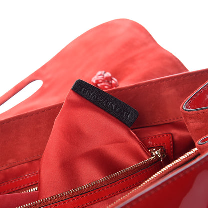 Valentino Garavani Patent Histoire Flap Red 9 of 11