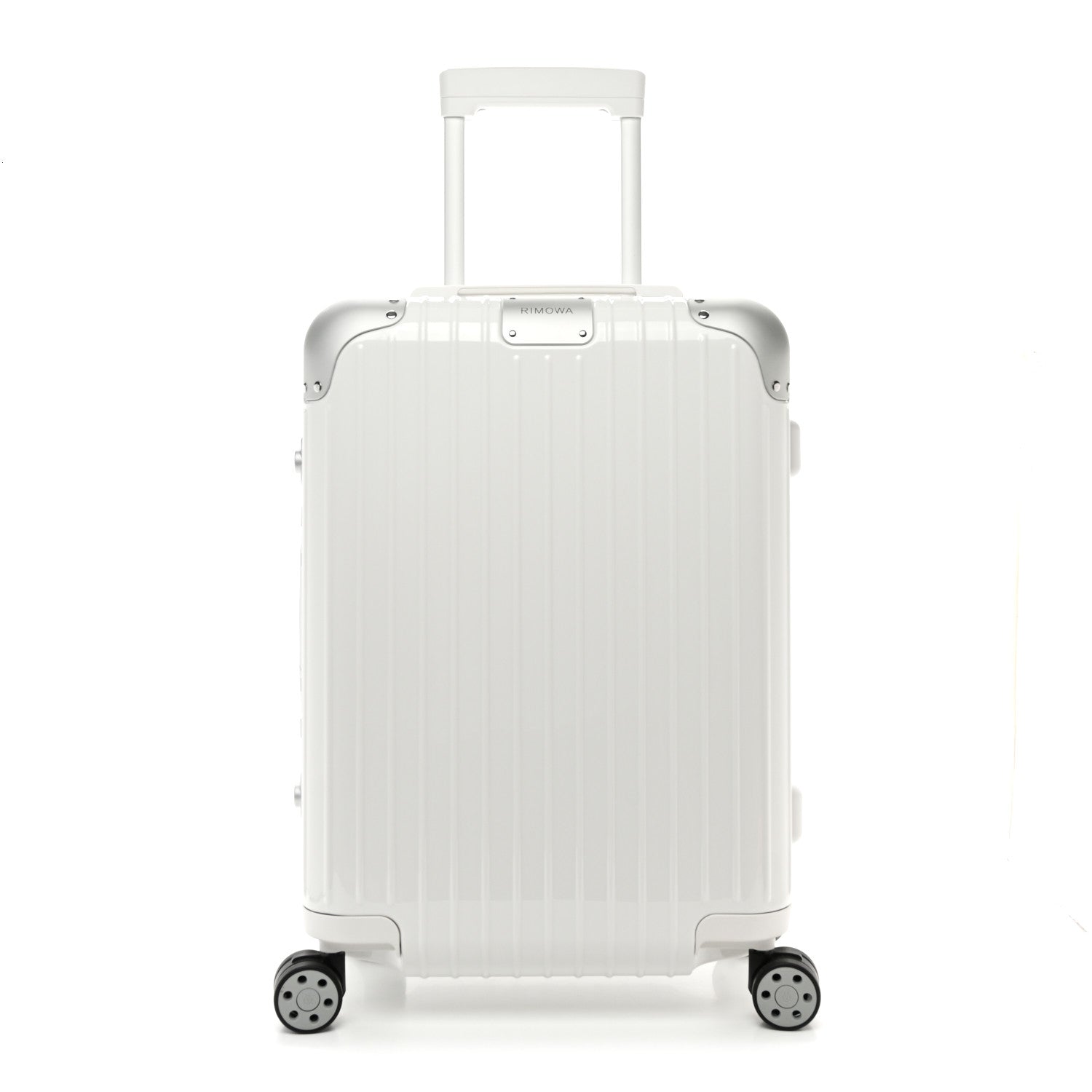 Rimowa Gloss Polycarbonate Aluminum Hybrid Cabin White 1 of 9
