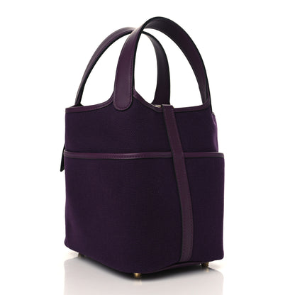 Hermes Toile Goeland Swift Cargo Picotin Lock Raisin Cassis 2 of 9