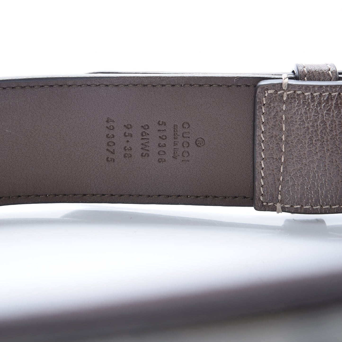 GG Supreme Monogram Ophidia Belted iPhone Case 95 38 Dark Brown