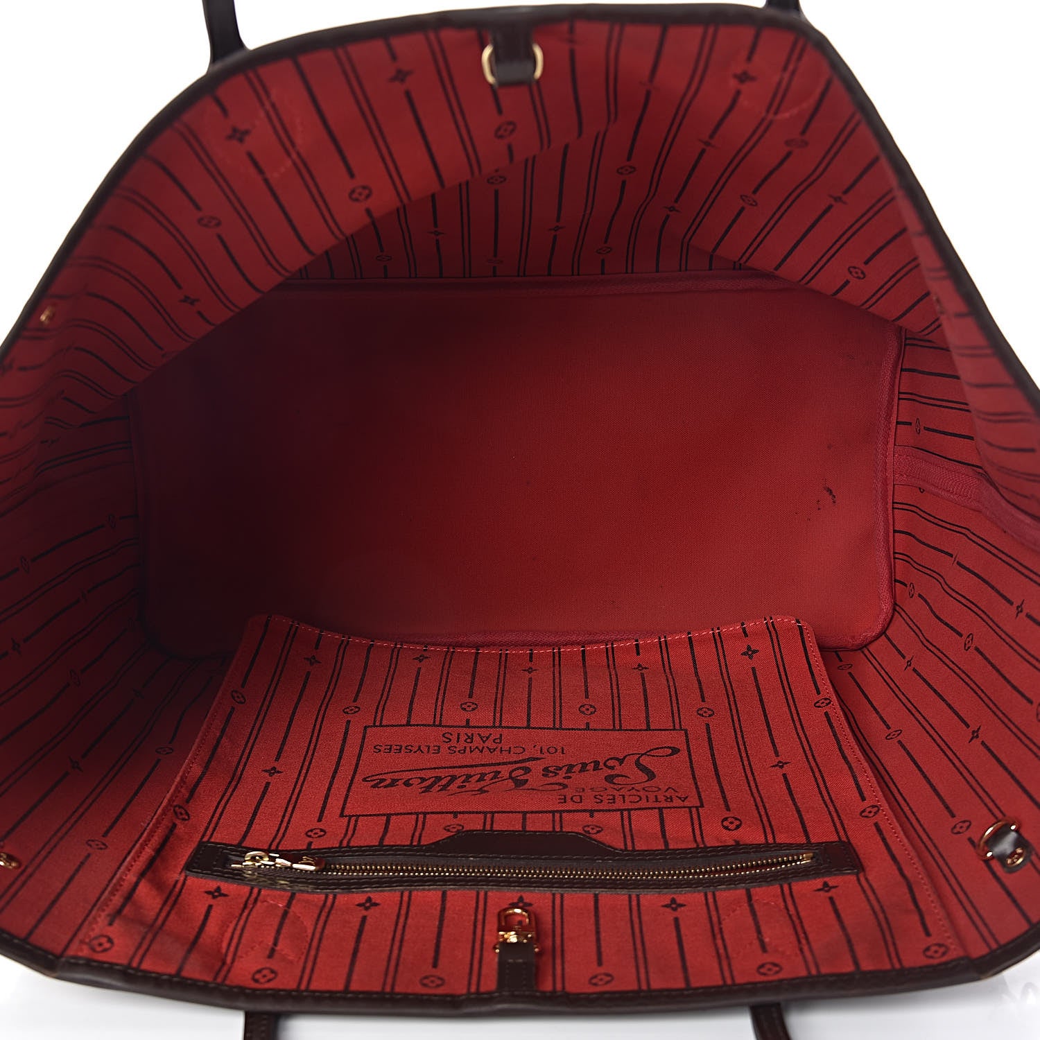 Louis Vuitton Damier Ebene Neverfull GM 5 of 18
