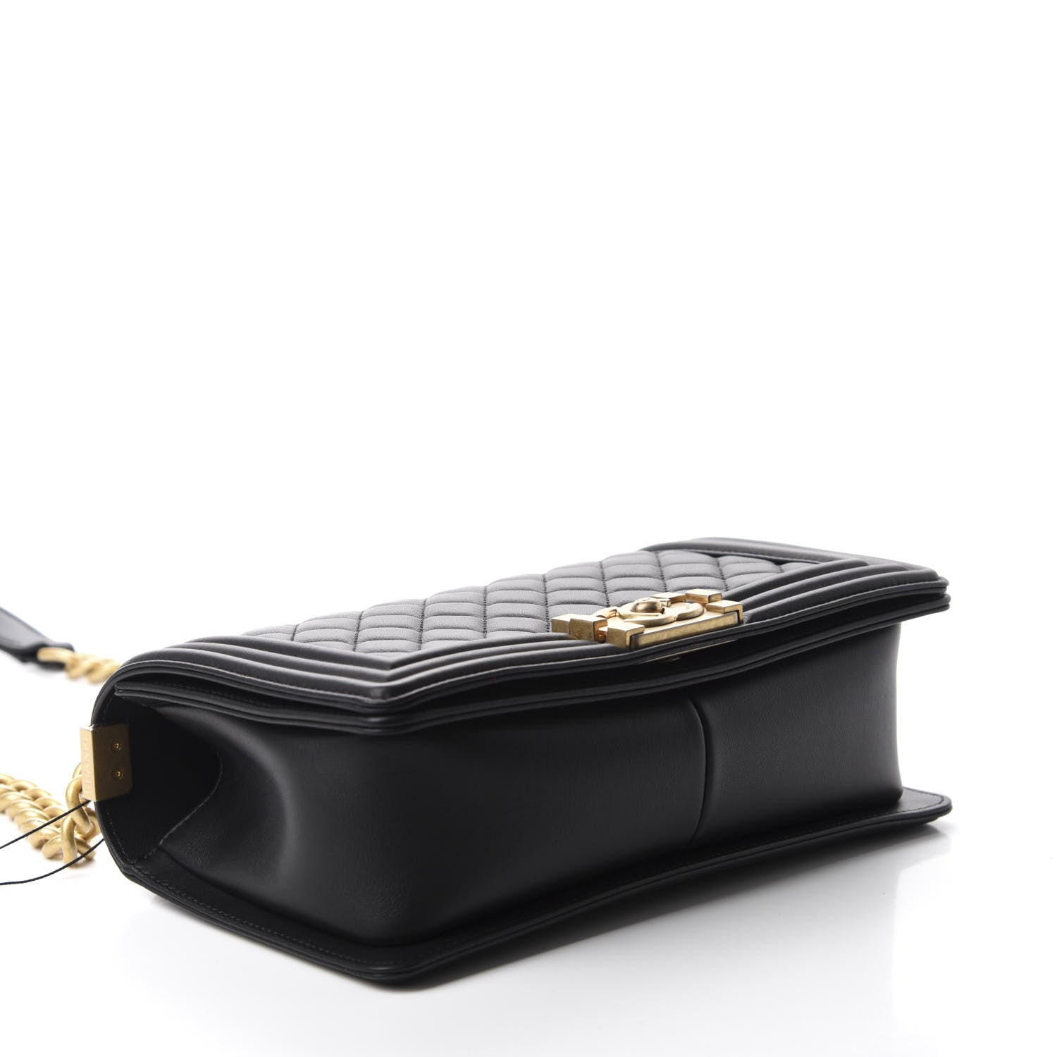 Chanel Lambskin Quilted Medium Boy Flap Black 4 of 11