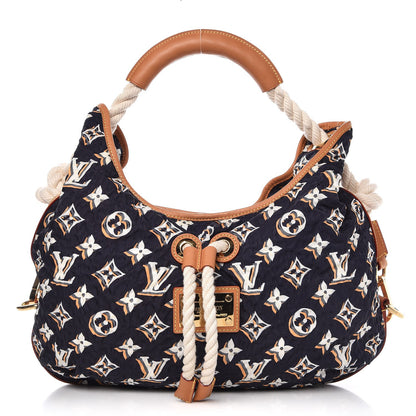 Louis Vuitton Canvas Monogram Cruise Bulles MM Navy 1 of 8