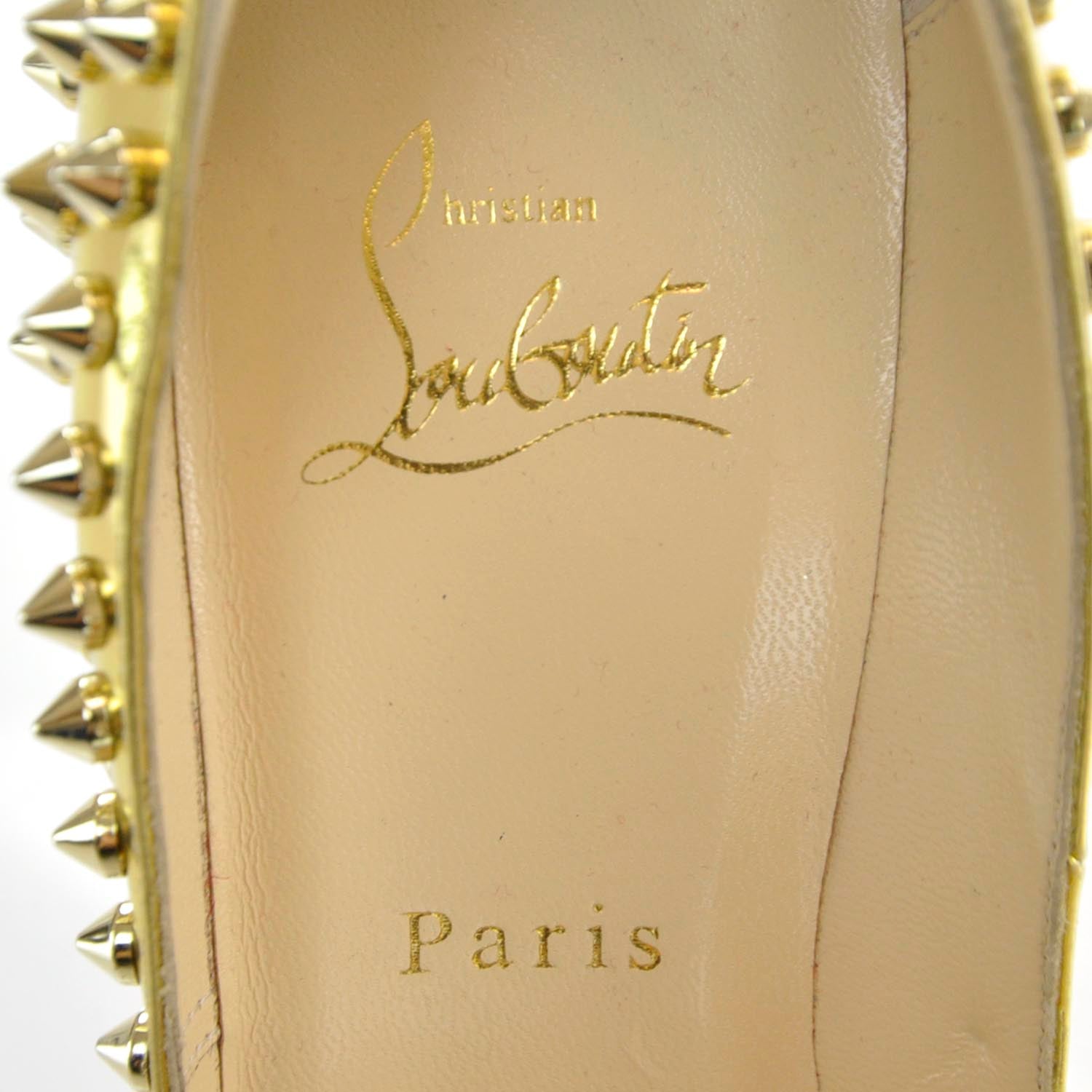 Christian Louboutin Patent Pigalle Spikes 120 Pumps 36.5 5 of 6