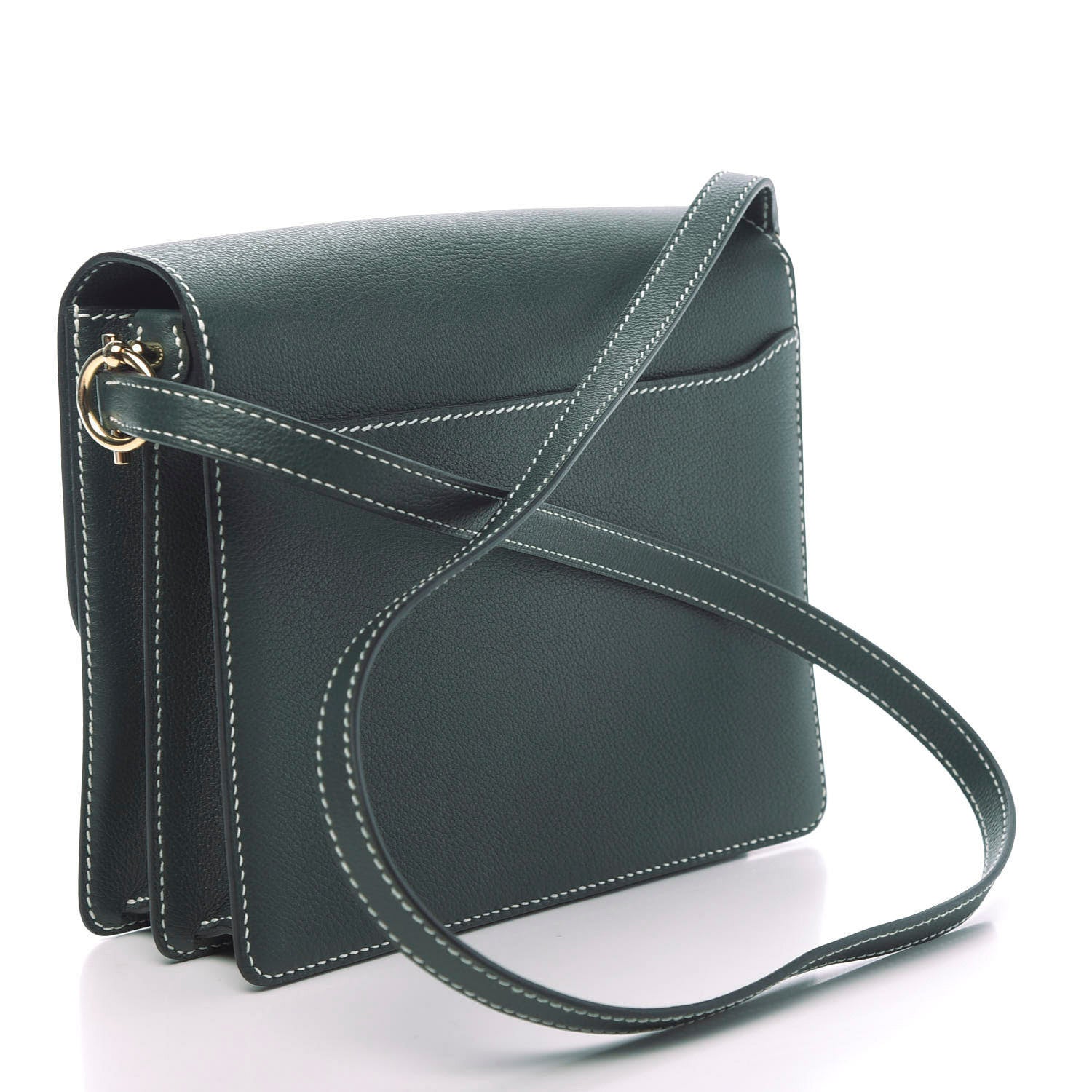 Hermes Evercolor Sac Roulis 23 Vert Anglais 3 of 11
