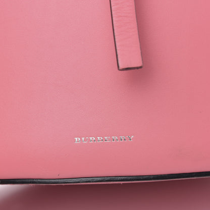 Burberry Supple Calfskin Medium Bucket Coral Pink 6 of 10