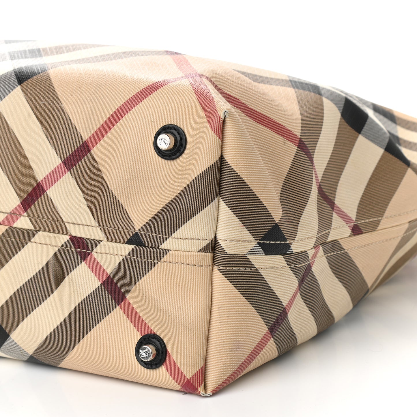 Nova Check Large Nickie Tote Black