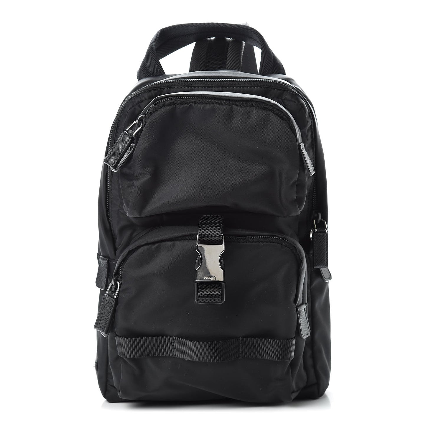 Tessuto Nylon Montagna Sling Backpack Black