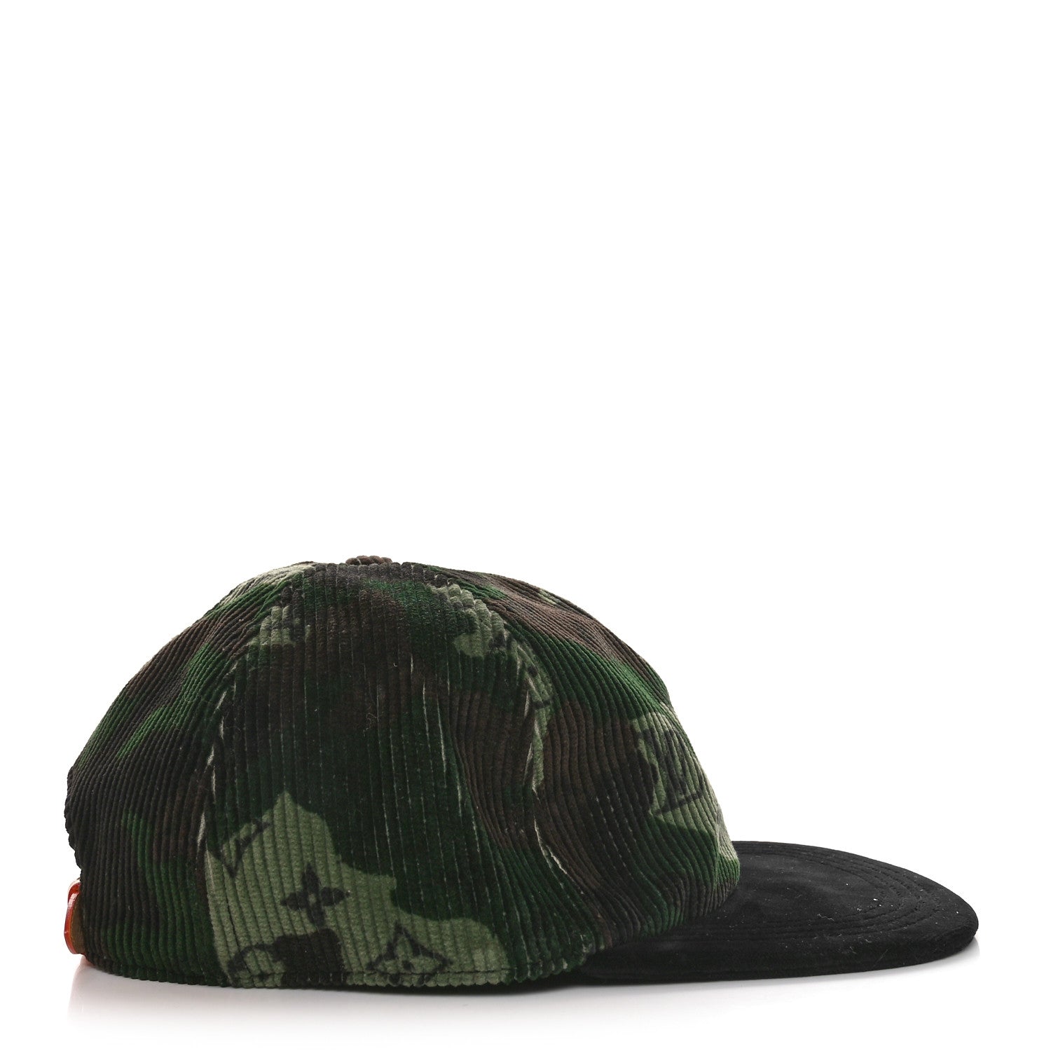 Louis Vuitton Camoflauge Velvet Monogram Cap 58 Black 5 of 8