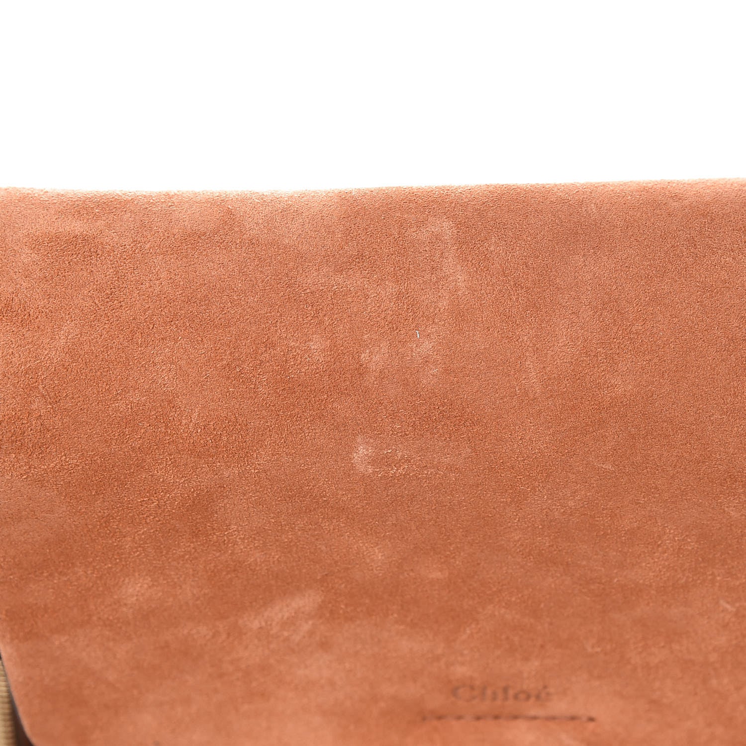 Chloe Suede Calfskin Small Faye Backpack Tan 12 of 12