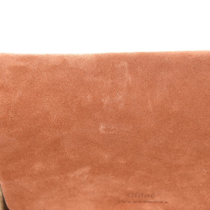 Chloe Suede Calfskin Small Faye Backpack Tan 12 of 12