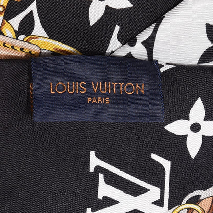 Louis Vuitton Silk Monogram Confidential Bandeau Black 3 of 4