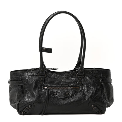 Balenciaga Agneau Arena Classic Hardware East West Le City Black 1 of 10