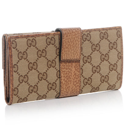 Gucci Monogram GG Continental Wallet Natural 3 of 8