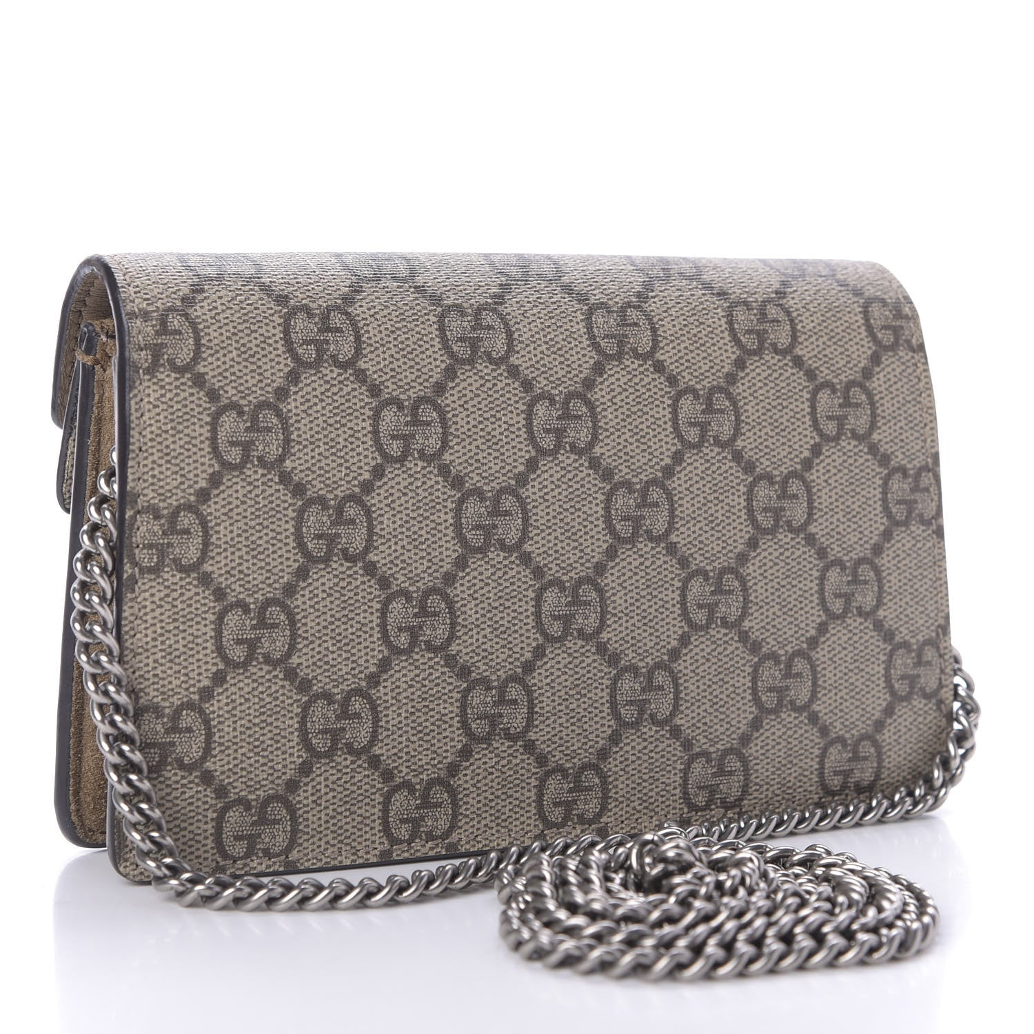 Gucci GG Supreme Monogram Super Mini Dionysus Shoulder Bag Taupe 3 of 9
