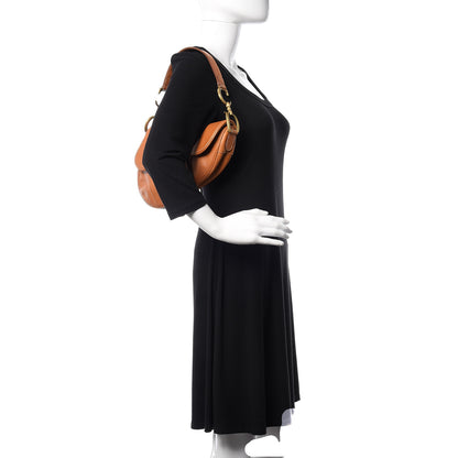 Christian Dior Calfskin Saddle Bag Tan 2 of 16