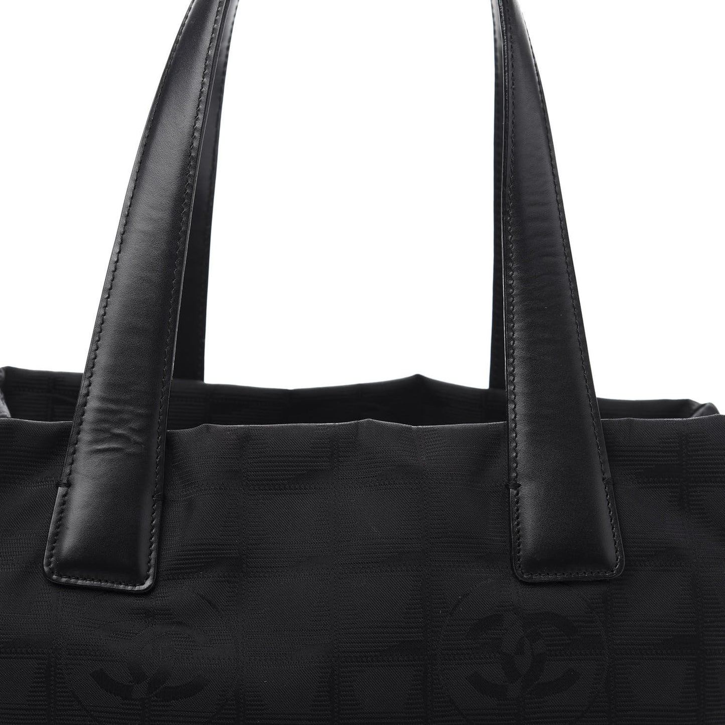 Nylon Medium Travel Tote Black