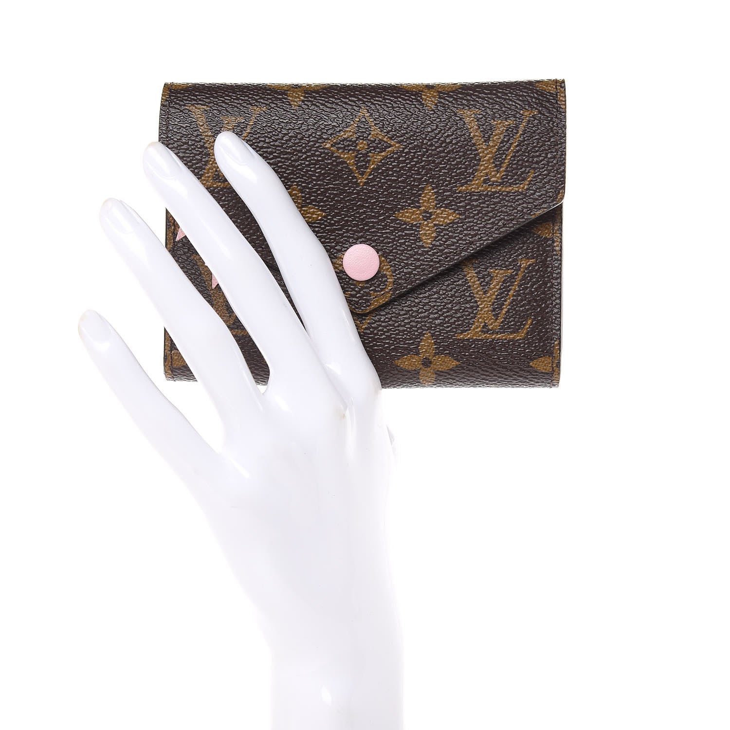 Louis Vuitton Monogram Victorine Wallet Rose Ballerine 2 of 8
