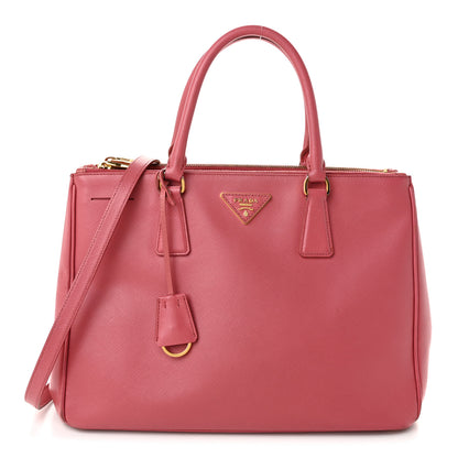 Prada Saffiano Medium Galleria Double Zip Tote Geranio 1 of 15