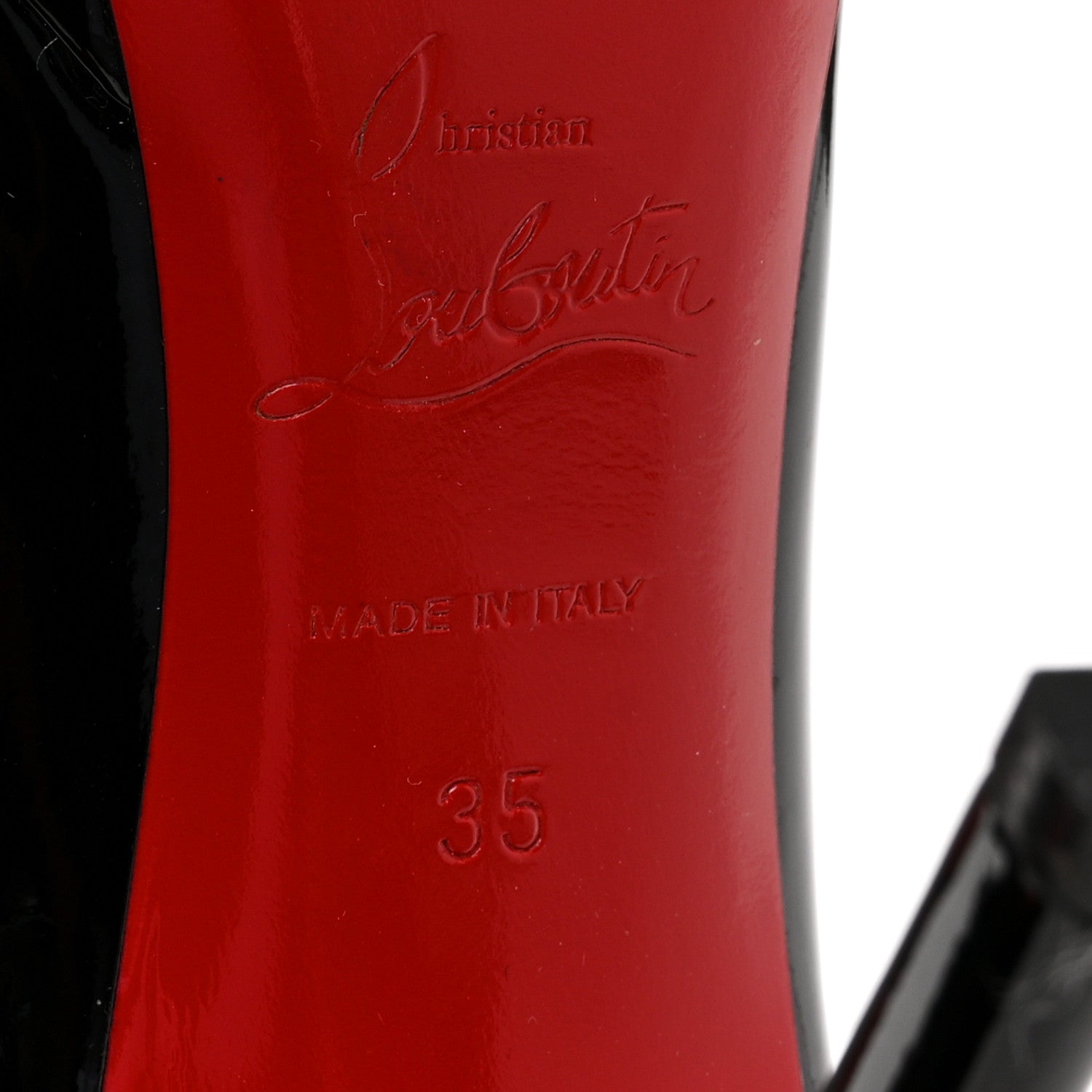 Christian Louboutin Patent New Simple 120 Pumps 35 Black 8 of 10