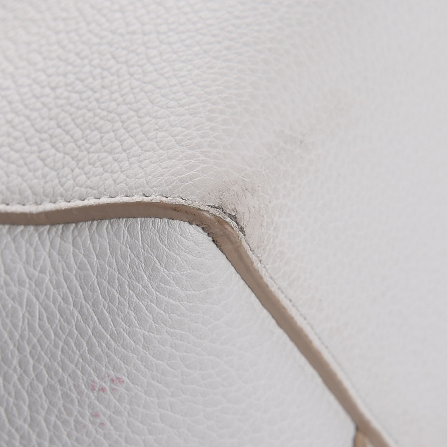 Celine Soft Grained Calfskin Small Sangle Bucket Bag White 7 of 11