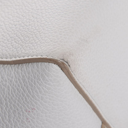 Celine Soft Grained Calfskin Small Sangle Bucket Bag White 7 of 11