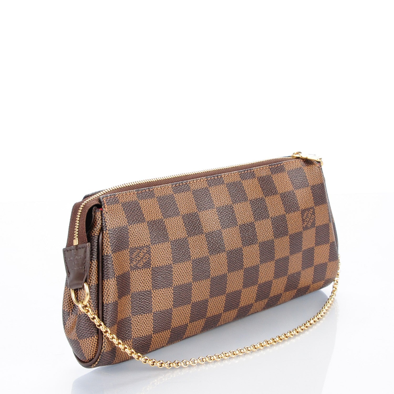 Louis Vuitton Damier Ebene Eva Clutch 3 of 7