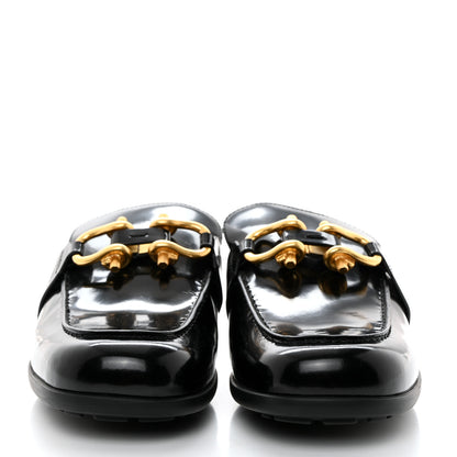 Bottega Veneta Glossy Calfskin Monsieur Loafers 39 Black 2 of 8