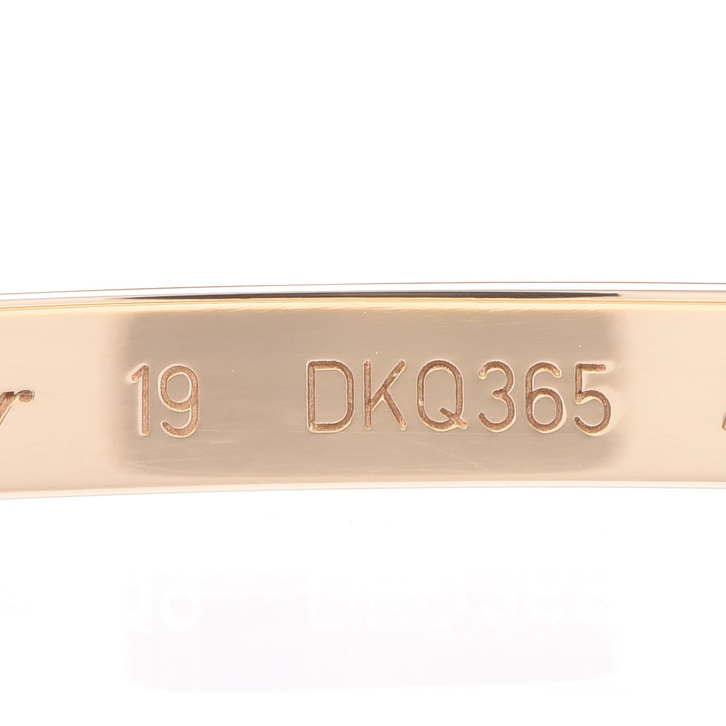 18K Yellow Gold Small LOVE Bracelet 19