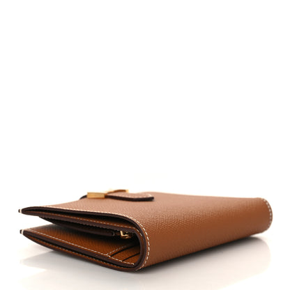Hermes Epsom Bearn Compact Wallet Gold 4 of 8