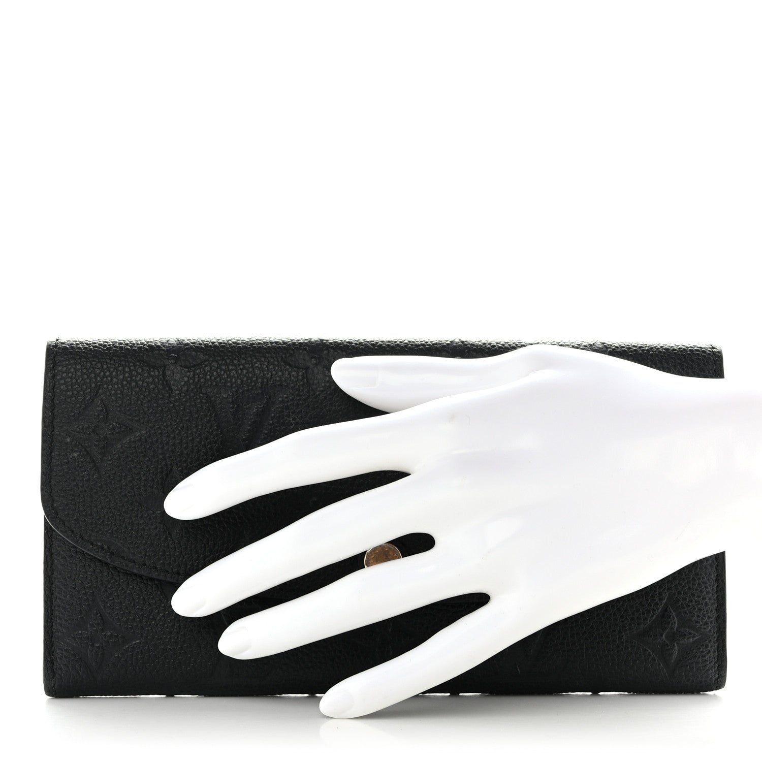 Louis Vuitton Empreinte Emilie Wallet Black Dune 2 of 7